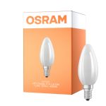 Osram LED Classic E14 Kerze Fadenlampe Matt 1.2W 255lm - 840 Kaltweiß | Ersatz Für 25W