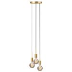 Nordlux Paco Pendelleuchte Metall 3-Spot Kupfer | Geeignet für 3x E27