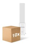 Mehrfachpackung 10x Noxion Lucent PL-S LED 4.3W - 840 Kaltweiß | 4-Pins - Ersatz Für 9W