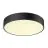 SLV Medo Pro 40 Wand und Deckenleuchte Aluminium Schwarz Rund 19W 2500lm - 930-940 CCT | IP50 - Höchste Farbwiedergabe - Dimmbar 