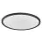 Ledvance LED-Wand- und Deckenleuchte Orbis Ultra Slim Click Schwarz 22W 1740lm - 830 Warmweiß | 400mm - IP20