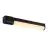 Nordlux Malaika 49 Wandleuchte Aluminium Schwarz 6W 540lm - 830 Warmweiß | IP44