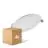 Mehrfachpackung 4x Ledvance LED Downlight Slim Rund DN155 12W 1020lm 120D - 840 Kaltweiß | 169mm 