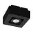 Eglo Decke Spot Mendoza Stahl Schwarz 4.7W 345lm - 830 Warmweiß | Dimmbar - Geeignet für GU10