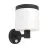 Eglo Wandleuchte Pantete Solar Schwarz 7W 790lm - 830 Warmweiß | IP65 - Bewegungssensor