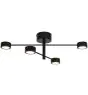 Nordlux Clyde Deckenleuchte 4-Rail Metall Schwarz 14W 1100lm - 827 Extra Warmweiß | 3-Stufen Dimmbar