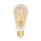 WiZ Smart LED E27 Edison Fadenlampe Messing 6.5W 720lm - 820-845 Abstimmbares Weiß | Dimmbar - Ersatz Für 50W
