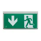 Ansell doppelseitiges Schild (Pfeil nach unten) für LED-Notbeleuchtung Sign Eagle 3-in-1