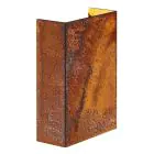 Nordlux Fold 10 Cortenstahl Wandleuchte Rostig Up & Down 7.5W 225lm - 830 Warmweiß