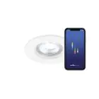 Nordlux Don Smart LED-Spot Weiß 4.7W 320lm 60D - 822-865 Abstimmbares Weiß + RGB | 85mm - IP65